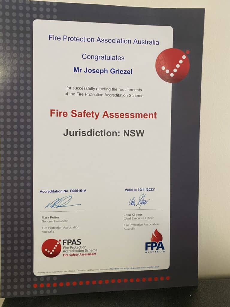 FPAS accreditation - Fire Door Testing & Inspections