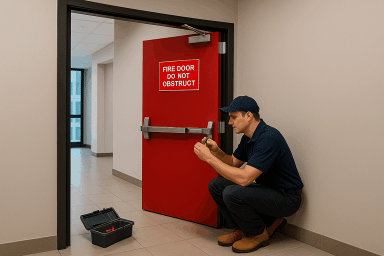 Fire Rated Locks & Door Closers | Comprehensive Fire Services