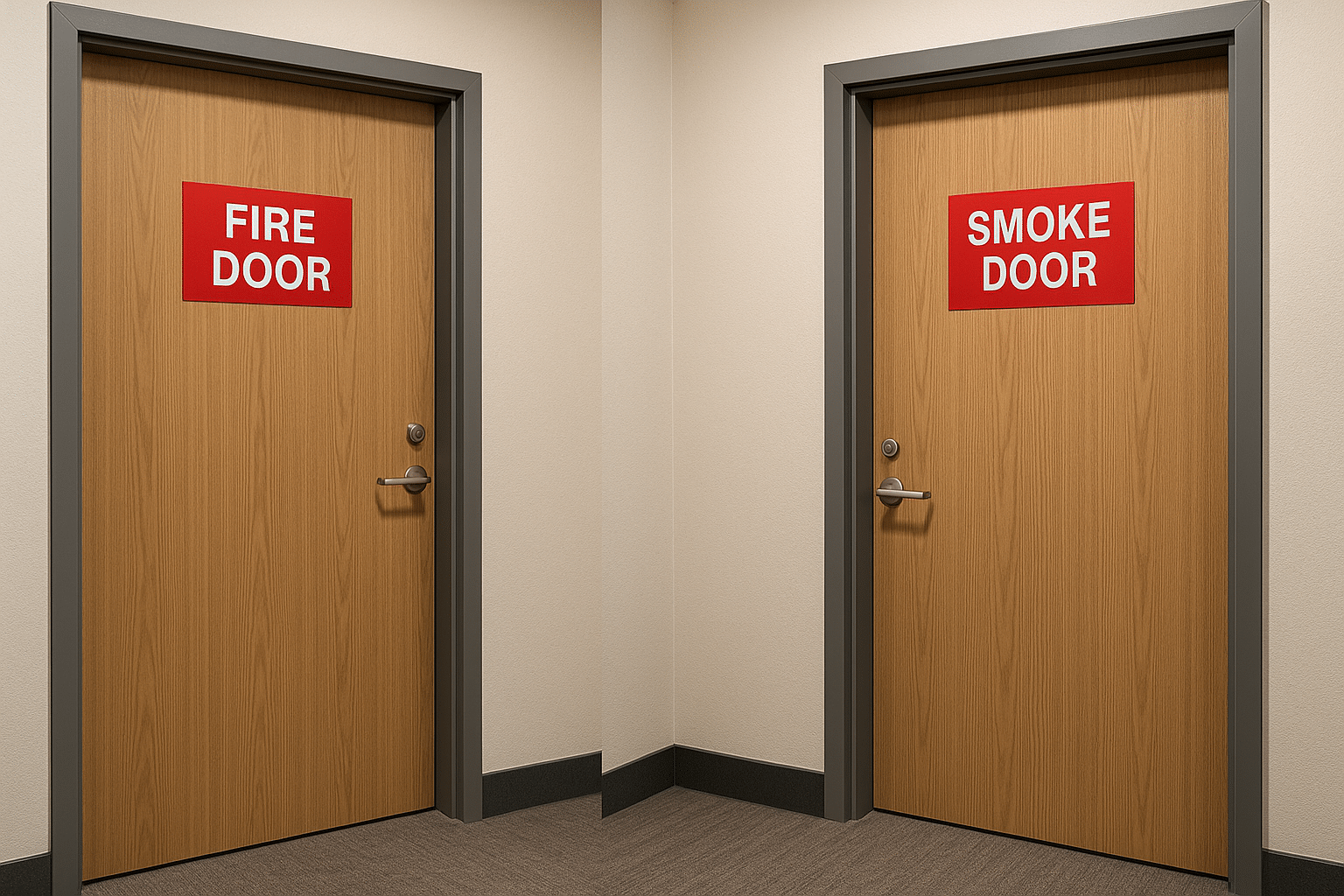 Fire Door vs Smoke Door