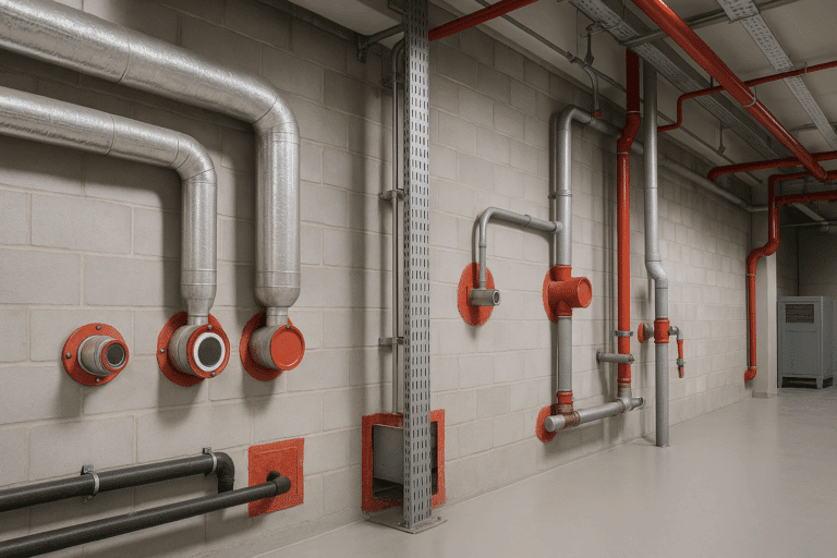 Fire Stopping in Plant Rooms and Risers