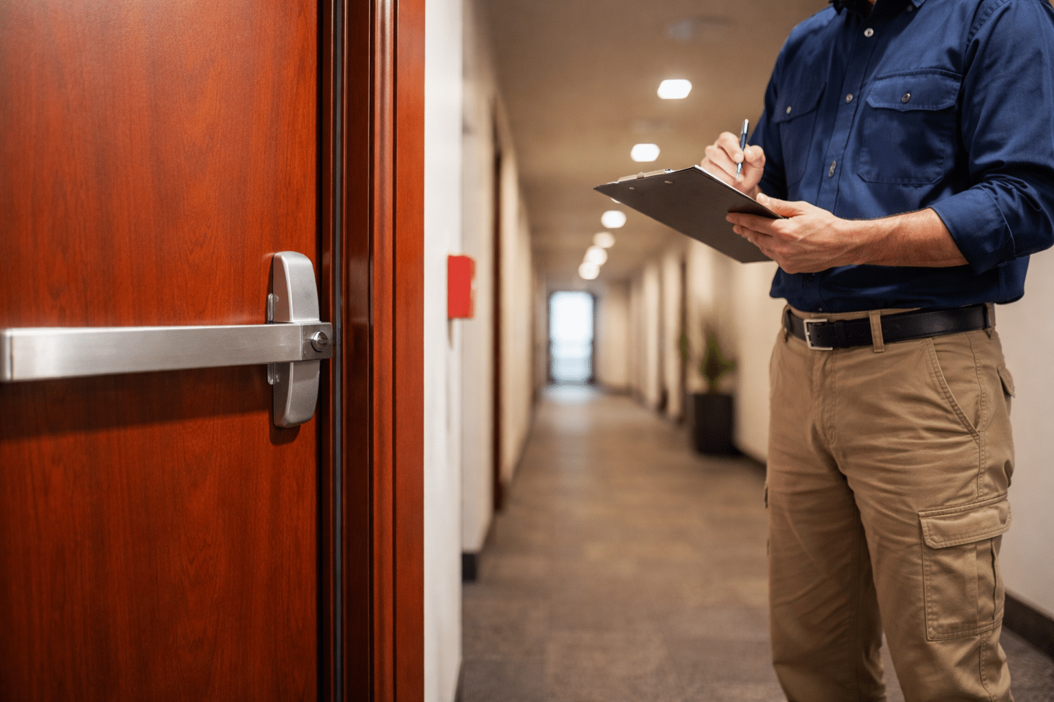 Fire Door Label