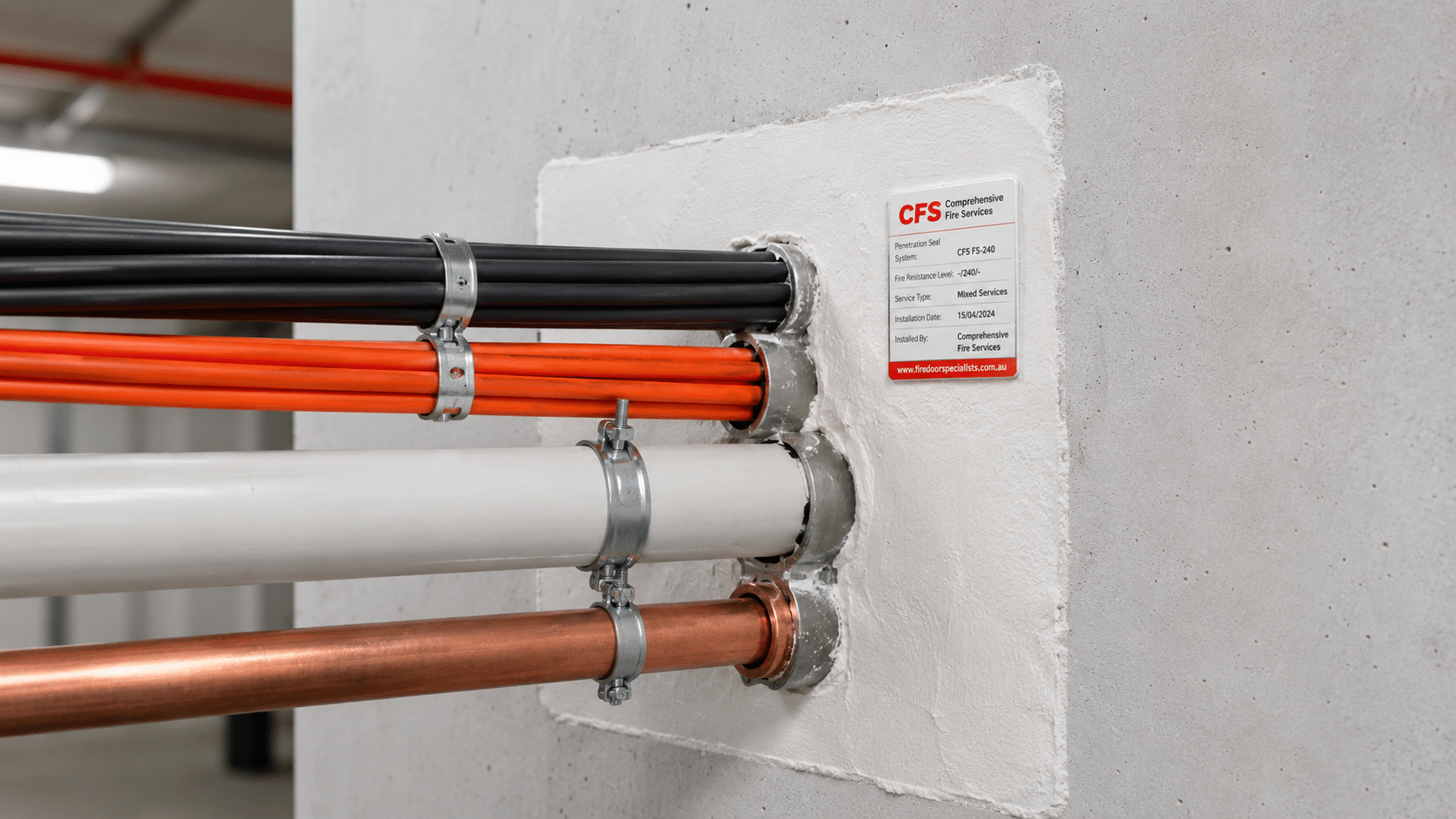 Cables or Pipes Pass